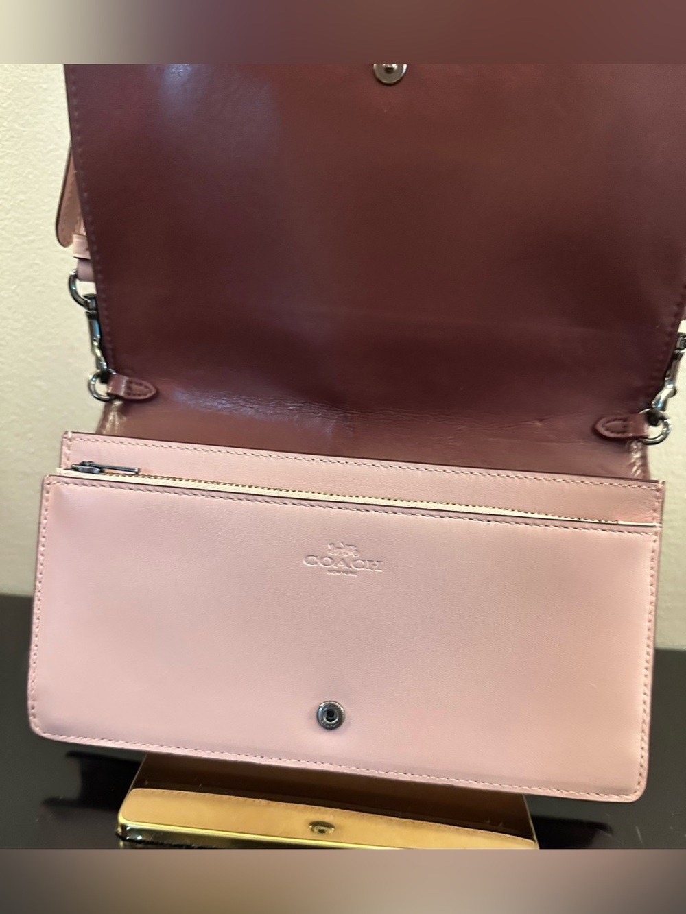 Coach Hayden Tea Rose Crossbody Rare - Picture 5 of 9